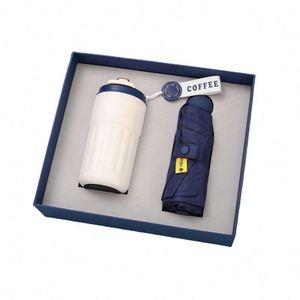 Business Coffee Cup Set Umbrella Charging Treasure Notebook <b>Gift</b> Box <b>Creative</b> Annual Party <b>Gift</b> Custom Logo New Trend Product - Product Image 4