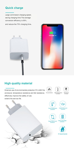 Fireproof PC Shell 60W PD <b>USB</b> C Charger EU <b>Plug</b> Fast <b>Wall</b> Charger Power Adapter - Product Image 5