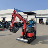 Mini-excavatrice Caterpillar multifonctionnelle de 1,5 tonne à prix de gros