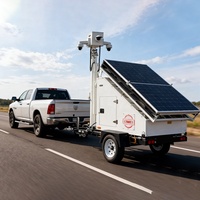 Remolque Móvil con CCTV Solar, Análisis de IA y Certificación CE para Monitoreo de Proyectos