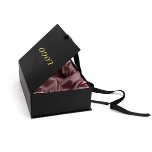 Tùy chỉnh sang trọng gấp Tóc Giả từ tóc con người mở rộng bộ sưu tập bao bì hộp quần áo Tóc Giả hộp Mũ Quà Tặng vận chuyển hộp bưu phẩm - Product Image 3