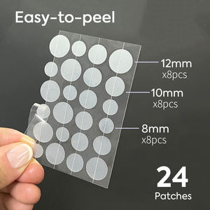 لاصقات حب الشباب من المصنع بمكونات طبيعية سهلة الإزالة، لاصقات هيدروكولويد لحب الشباب 8+10+12 مم - Product Image 2