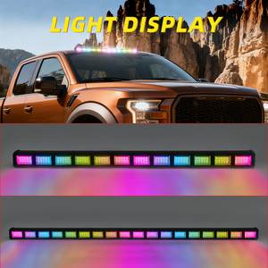 Nueva Barra de Luces LED de Advertencia RGB, Barra de Luces Estroboscópicas para Vehículos, Luces Intermitentes Multifunción de Color de Ensueño para Autos y Camiones - Product Image 5