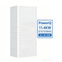 Système de stockage d'énergie résidentiel tout-en-un FOX ESS PowerQ 11,4 kW avec onduleur hybride et batterie 3,8/5,7/7,6/9,6 kW - STOCK US