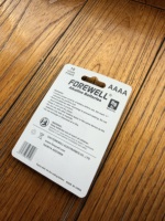 FOREWELL Pile Super Alcaline AAA LR61 E96 1.5V 4A Sans Mercure 1150mAh pour Électronique Grand Public, Jouets, Télécommandes