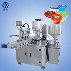 Sellador automático de jugo Máquina de sellado de botellas Máquina de envasado de leche