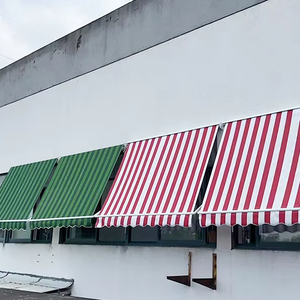 Ban công chống mưa hợp kim nhôm trượt Hướng dẫn sử dụng có thể thu vào bền sử dụng thương mại kính thiên văn mái hiên che nắng tán tùy chỉnh - Product Image 2