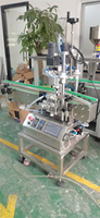 Petite machine de bouchage automatique de table pour bouteilles en verre avec bouchon en aluminium