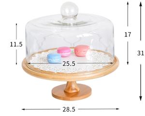 Bandeja alta de alta calidad para pastel, tarro de cristal, decoración para fiesta de cumpleaños, <span class=keywords><strong>mesa</strong></span> de pastel, estante de exhibición de postre, soporte para pastel - Product Image 6