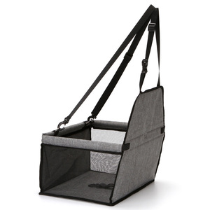 Gris multifonctionnel <span class=keywords><strong>voiture</strong></span> sac <span class=keywords><strong>pour</strong></span> animaux de compagnie <span class=keywords><strong>chien</strong></span> siège de <span class=keywords><strong>voiture</strong></span> sac avec tissu en maille respirante accès facile lors de la sortie chaise de siège <span class=keywords><strong>pour</strong></span> animaux de compagnie - Product Image 5