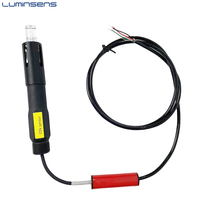 Sensor portátil de nitrógeno amoniacal OEM de fabricante de la LMS-NH4100, Protocolo RS485 Modbus, máquina de prueba de calidad del agua, medidor de iones NH4 +