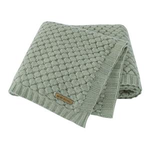 Knitted Covers Matt Paly Personalized Sheet Soft Net Embroidery Coral <strong>Cot</strong> Custom Bedding Kid Heirloom <strong>Baby</strong> <strong>Quilts</strong> - Product Image 2