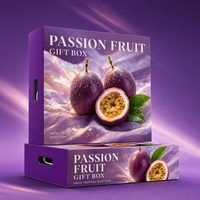 Boîte-cadeau pour fruit de la passion violet, emballage pour produits frais, emballage cadeau en gros