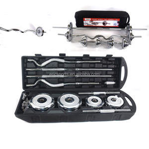 <span class=keywords><strong>Mancuernas</strong></span> ajustables para entrenamiento de fuerza, equipo de gimnasio, 55kg - Product Image 1