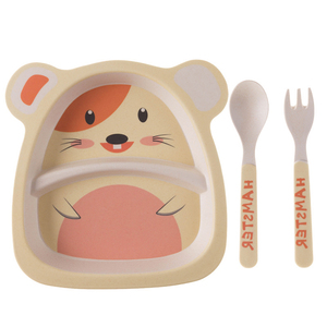New Bamboo Fiber <strong>Children</strong> Dinnerware Hot Selling Kids <strong>Dinner</strong> <strong>Set</strong> - Product Image 4