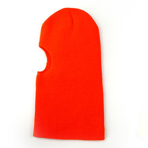 Visiera in bianco con passamontagna in acrilico colorato personalizzato senza Logo - Product Image 3