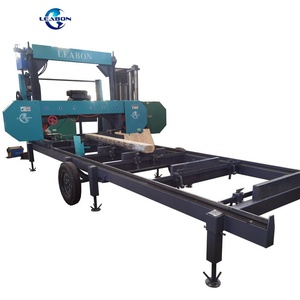 Sierra de cinta horizontal con motor diésel eléctrico móvil, sierra de corte de <span class=keywords><strong>madera</strong></span>, aserradero Circular de <span class=keywords><strong>madera</strong></span> con carro de <span class=keywords><strong>madera</strong></span> - Product Image 2
