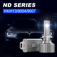NAOEVO - Bombilla LED para Coche H7 HB3 HB4, 16800 Lúmenes, 9006 LED 9005, Luces Delanteras LED