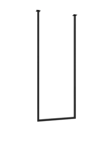 Moderno e semplice tipo in piedi in metallo portasciugamani in ferro nero appendiabiti <span class=keywords><strong>da</strong></span> bagno con stoccaggio facile installazione - Product Image 4