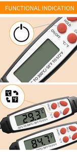 Chuyên nghiệp thương mại kỹ thuật số ngay lập tứ<span class=keywords><strong>c</strong></span> đọ<span class=keywords><strong>c</strong></span> thịt Nhiệt kế cho nhà bếp thự<span class=keywords><strong>c</strong></span> phẩm nấu nướng BBQ nhà sản xuất bia dầu chiên sâu - Product Image 6