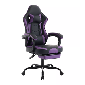 Chaise de jeu abordable très vendue, chaise PC personnalisée avec repose-pieds et accoudoirs articulés pour adolescents et joueurs - Product Image 1