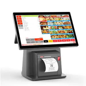 Nuovo arrivo vendita calda Dual Smart Touch Screen registratore di cassa tutto In un sistema Pos