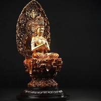 Statue de Bouddha Samantabhadra japonais assis en bronze de haute qualité, personnalisable, style antique Fengshui, pour la fonderie et la vente en gros