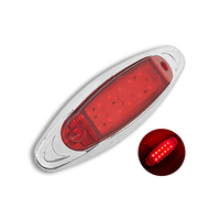 Ventes chaudes : Feu de signalisation LED 12 LED 2,4 W en ABS, étanche IP65, pour voiture, camion, remorque, feu de gabarit latéral LED