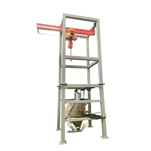 Estación especializada de descarga y transporte de sacos a granel de acero inoxidable para pigmentos y tintes químicos - Product Image 1