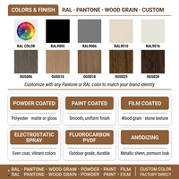 Panneaux de plafond en aluminium perforé décoratifs et artistiques personnalisés avec éclairage LED