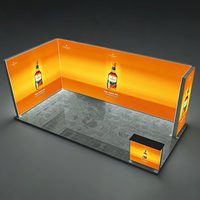Boîte à lumière LED modulaire en PVC SEG pour tissu, 10-20 pieds, pour salon professionnel, toile de fond LED, exposition, publicité SEG, stand d'exposition