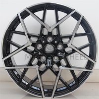 Jantes Mingyue 18 19 20 pouces noires à face usinée pour F30 3 G20 5 G30 G60 4 G32 7 G12 6 G32 5X112 5X120, jantes de voiture de tourisme décalées 63
