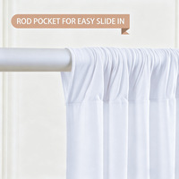 Toile de fond élastique en Spandex pour décoration de scène de mariage en gros