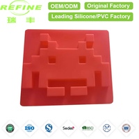 Cetakan Kue Silikon Food Grade Bentuk Robot Transformer untuk Kue, Cocok untuk Pesta Ulang Tahun Anak, Grosir dari Pabrik Refine