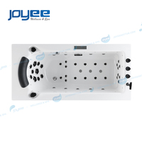 Baignoire à hydromassage design moderne 1,7 m, baignoire à remous intérieure JOYEE, baignoire autoportante en acrylique