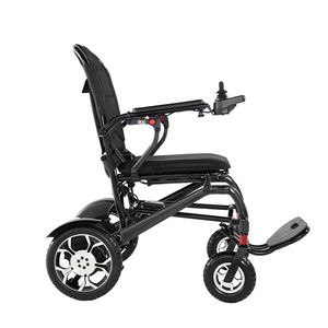 Fauteuil roulant semi-carbone pliable, 16,5 kg, robuste, capacité de 150 kg, cadre en alliage d'aluminium, équipement médical portable pour la mobilité - Product Image 6
