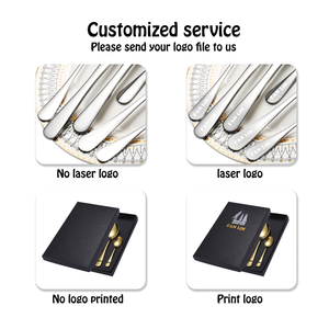 Bán buôn thép không gỉ thiết lập dao kéo nhà bếp muỗng nĩa dao quà lưu niệm đám cưới cho khách Flatware Bộ Nhà hàng Nguồn cung cấp - Product Image 4