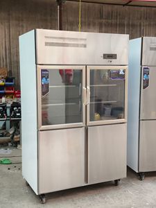 Équipement de réfrigération verticale commercial pour cuisine d'hôtel, double température, certifié CE, fabriqué en Chine, congélateur en acier inoxydable - Product Image 3