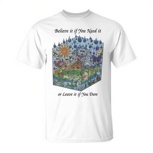 T-shirt promotionnel « Si vous croyez en vous, laissez tomber ce qui ne vous convient pas » - Product Image 2