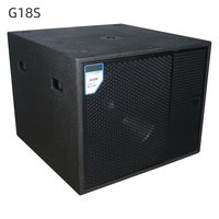 Subwoofer passif professionnel G18S de 18 pouces, 1000 W RMS, haut-parleur de basses pour scène