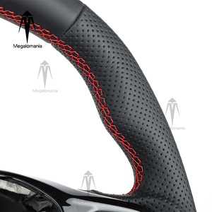 พวงมาลัยหุ้มหนังแท้แบบสั่งทำพิเศษ เหมาะสำหรับ Ford Transit Tourneo C-MAX Kuga St V348 Mk8 ปี 2018 2019 2023 <span class=keywords><strong>2021</strong></span> 2022 - Product Image 5