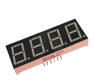 4 Digit 7 Segment Display Customized 0.39 Inch 4 Digits 7 Segment Led Display In White/red/blue/green/yellow Color