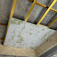 Plaque de plâtre moderne en gypse imperméable pour plafond et cloisons sèches, idéale pour les hôtels et l'extérieur