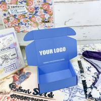 Boîte d'expédition en carton ondulé personnalisée avec logo imprimé pour vêtements, emballage en papier, boîte de messagerie pour maillot de bain bikini femme