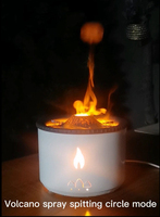 Diffuseur d'huile essentielle de flamme 3D, diffuseur de feu de volcan, diffuseur d'arôme de parfum de maison humidificateur