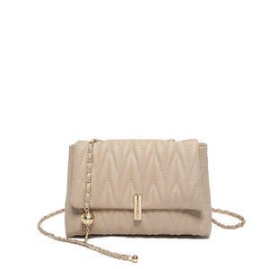 Nouveau Design de luxe femmes sacs 2024 diamant treillis bandoulière serrure sacs plissé sac à main avec broderie - Product Image 5