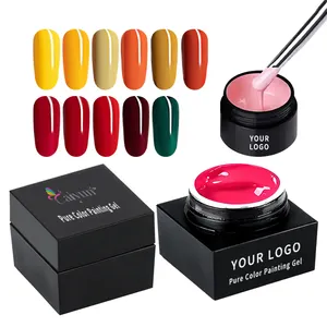 Full color Nail Gel Polish 5g Odorless 58 Colors Draw Complex Patterns Pure Color Painting Gel