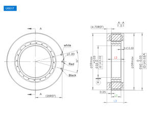 Motor de Torque BLDC sin Marco de Accionamiento Directo con OD60mm Altura17mm y Bajo Cojinete para Articulaciones y Brazos Robóticos de Cirugía Médica - Product Image 6