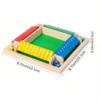 Cartes à rabat à quatre faces Sports décontractés et divertissement Jeu de table pour enfants et parents pour l'interaction parent-enfant