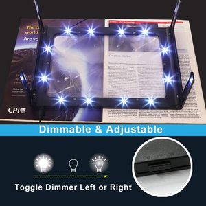 <span class=keywords><strong>Loupe</strong></span> pleine page LED OEM 3 modes d'éclairage couleur <span class=keywords><strong>Lecture</strong></span> de livres Journaux Basse vision Loupes à lumière variable pour seniors - Product Image 4